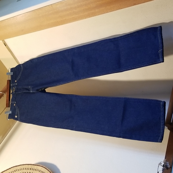 DEADSTOCK Lee Dark Indigo Student Riders 24 - Picture 8 of 14